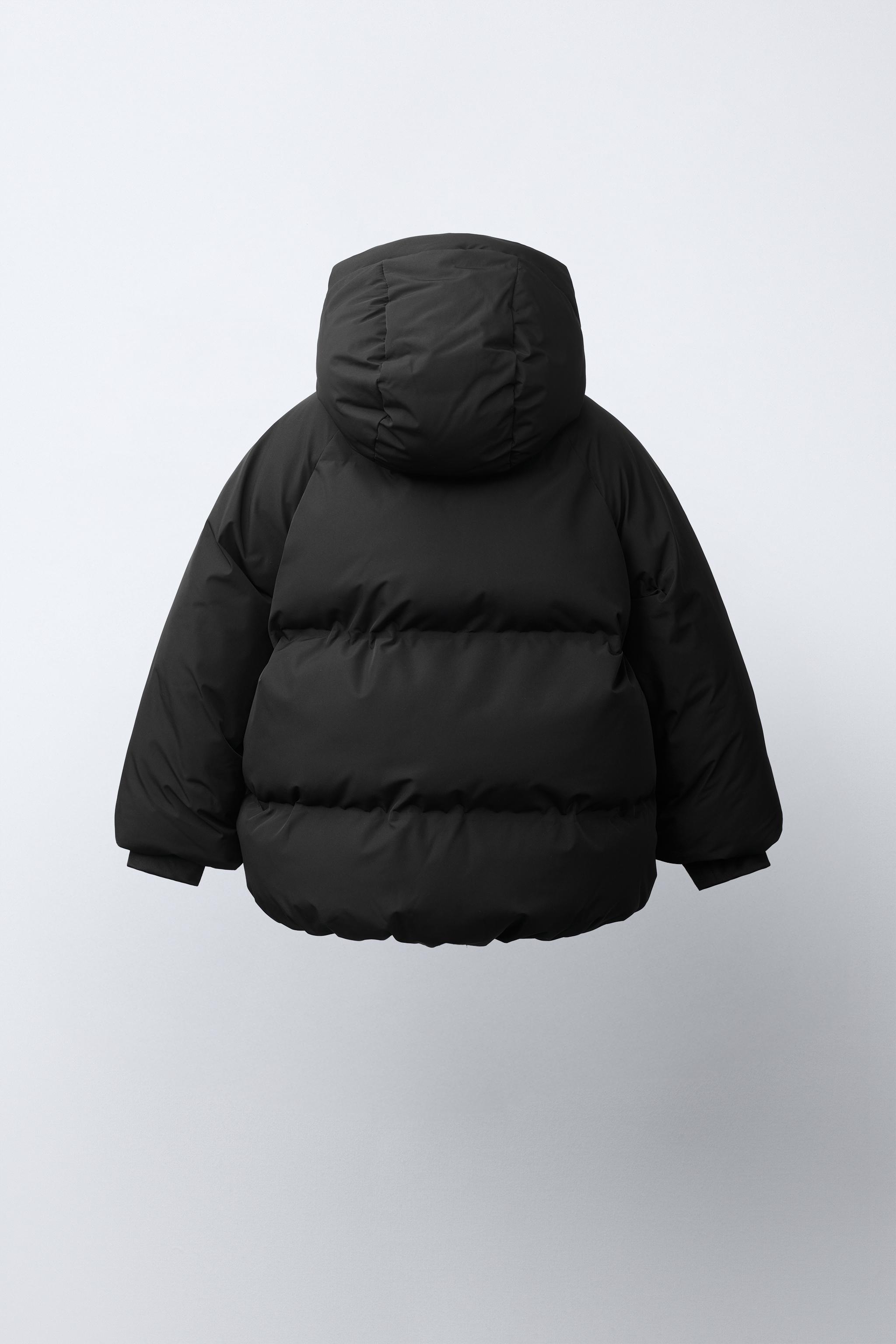 WATER REPELLENT HOODED PUFFER COAT
